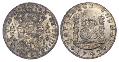 Mexico (colonial), Philip V (1700-1746), silver 8 Reales, 1742