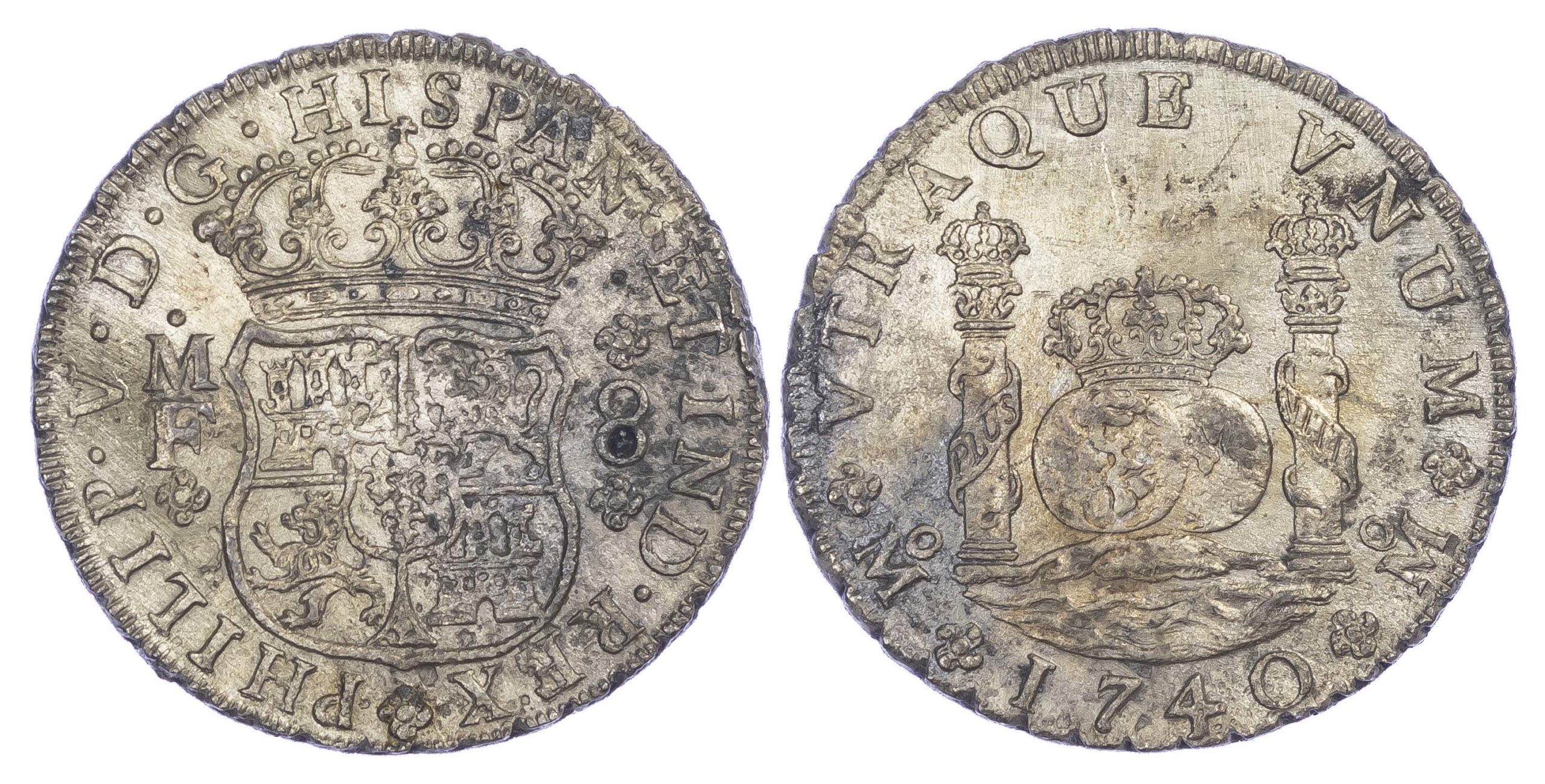 Mexico (colonial), Philip V (1700-1746), silver 8 Reales, 1740