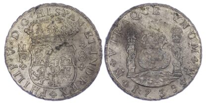 Mexico (colonial), Philip V (1700-1746), silver 8 Reales, 1739