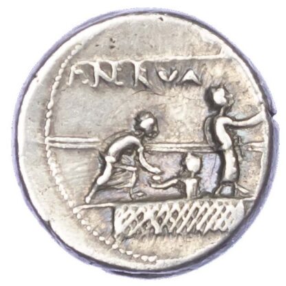 P. Licinius Nerva, Silver Denarius