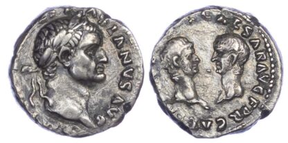 Vespasian, Titus and Domitian, Silver Denarius