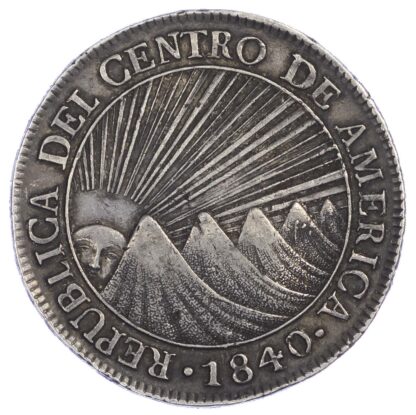 Guatemala, Central American Republic, silver 8 Reales, 1840