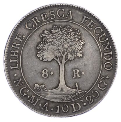 Guatemala, Central American Republic, silver 8 Reales, 1840