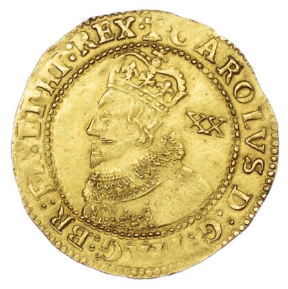 Charles I (1625-49), Unite, Tower mint, group A, mm cross cavalry