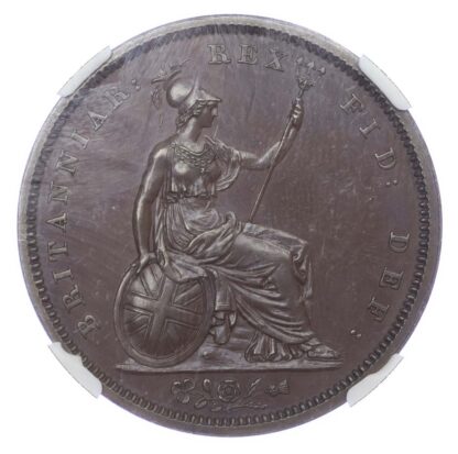 William IV (1830-37), Proof Penny in Copper Bronze, 1831