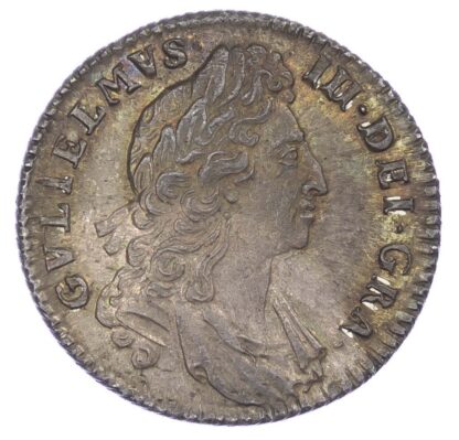 William III (1649-1702), Shilling, 1697, first draped bust