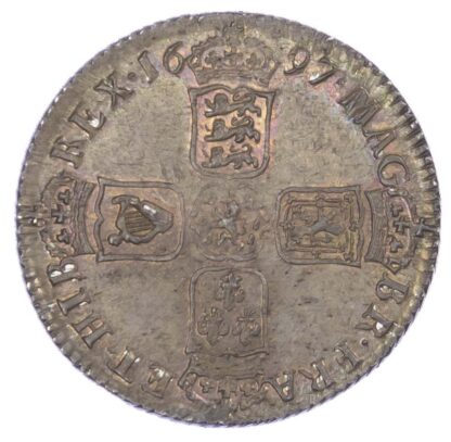 William III (1649-1702), Shilling, 1697, first draped bust