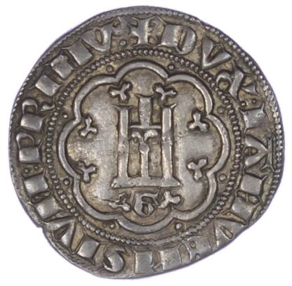 Italy, Genova, Simon Boccanegra, Doge, first tenure (1339-1344), silver Grosso