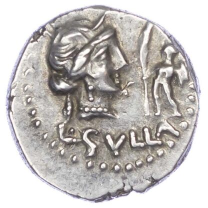 L Cornelius Sulla, Silver Denarius