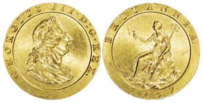 George III (1760-1820), Proof Penny, 1797. Struck in Gold, Highest Rarity