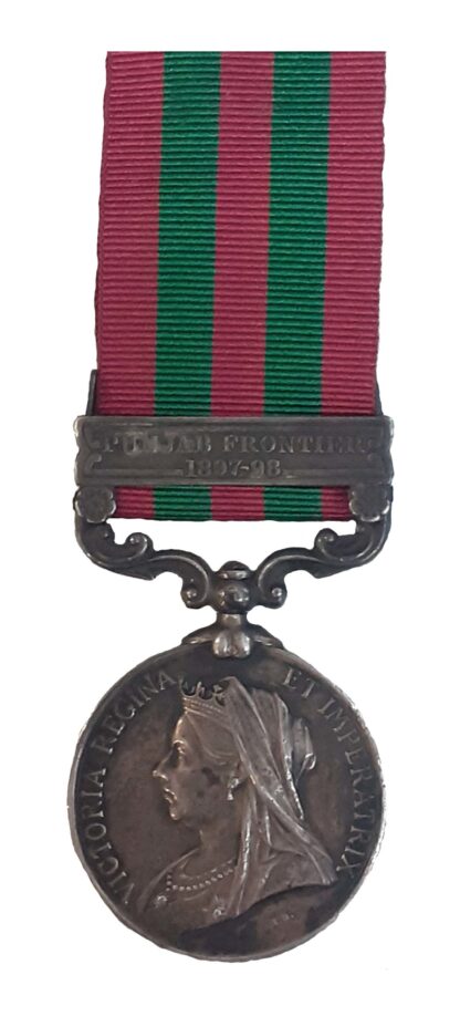 India Medal, 1895-1902, QVR, one clasp Punjab Frontier to Private R. Rooks