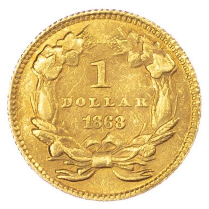 USA, Indian Princess, gold 1 Dollar, 1868