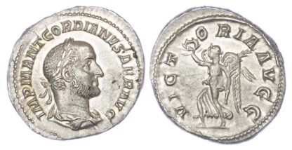 Gordian II Africanus, Silver Denarius