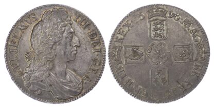 William III (1694-1702), Crown, 1696, Octavo, Third Bust