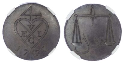 India, EIC, Bombay Presidency, copper Proof 1½ Pice, 1791 - PF 63 BN