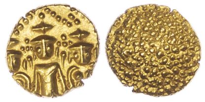 India, Madras Presidency, gold Pagoda, Three Swami type