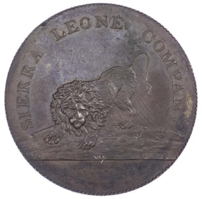 Sierra Leone, Proof copper Penny, 1791 - large type