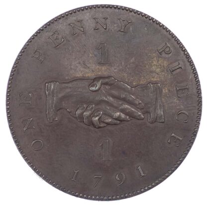 Sierra Leone, Proof copper Penny, 1791 - large type