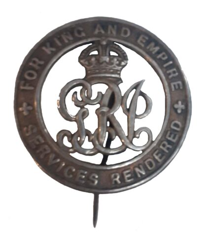 Silver War Badge to Private Frank G. Gepp
