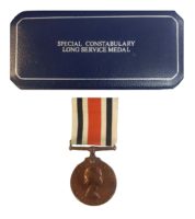 Special Constabulary Medal, EiiR, Sub Divisional Officer Rex R. Dorks