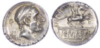 L. Marcius Philippus, Silver Denarius