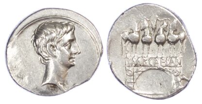 Octavian, Silver Denarius