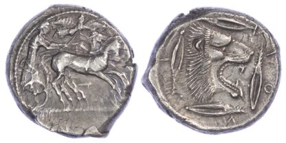 Leontini, Silver Tetradrachm