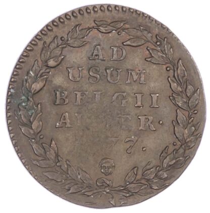 Austrian Netherlands, Maria Theresia (1740-1780), copper Double Liard, 1777
