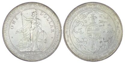 Hong Kong, Edward VII (1901-1910), silver Trade Dollar, 1908