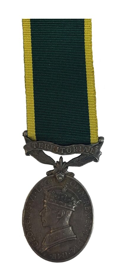 Territorial Efficiency Medal, GVR, to Sapper F. T Hankins
