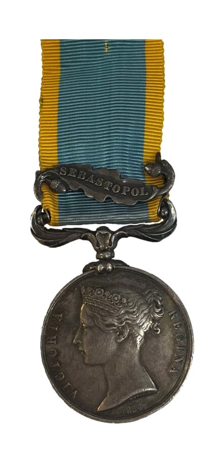 Crimea Medal, 1854-55, one clasp, Sebastopol, unnamed