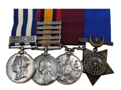 An Egypt, Boer War Long Service Group of 4 to Serjeant of The Band David Lomas