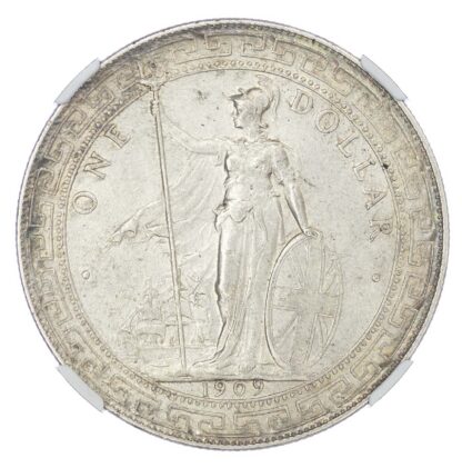 Hong Kong, Edward VII (1901-1910), silver Trade Dollar, 1909 - Bombay