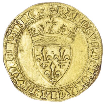 France, Charles VI (1380-1422), gold Écu d'Or à la Couronne
