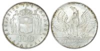 Greece, Constantine II, silver 100 Drachmai, 1967 (1970) Revolution