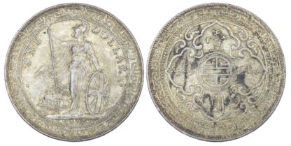 Hong Kong, Edward VII (1901-1910), silver Trade Dollar, 1909 - Bombay