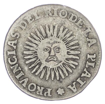 Argentina, Republic, Rio de la Plata, silver 2 Soles