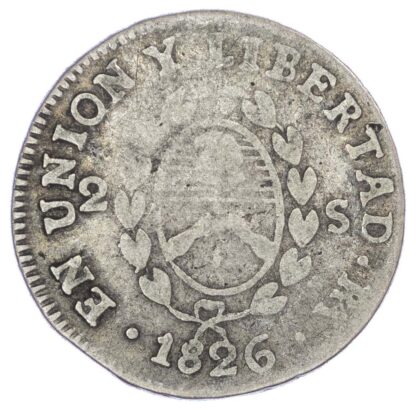 Argentina, Republic, Rio de la Plata, silver 2 Soles