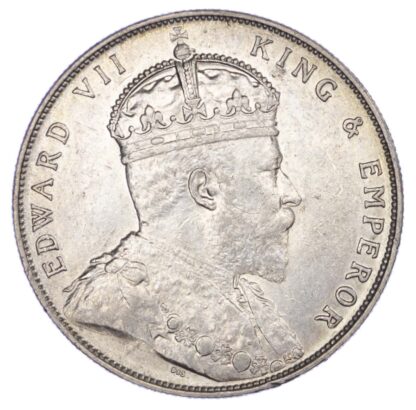 Straits Settlements, Edward VII (1901-1910), silver Dollar, 1907