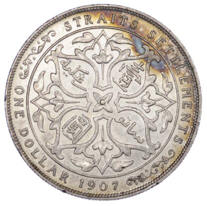 Straits Settlements, Edward VII (1901-1910), silver Dollar, 1907