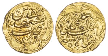 Qajar, Muhammad Shah (AH 1250-1264 / 1834-1848 AD), gold Toman