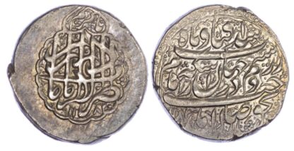 Zand, Karim Khan (AH 1166-1193 / 1753-1779 AD), silver Rupee
