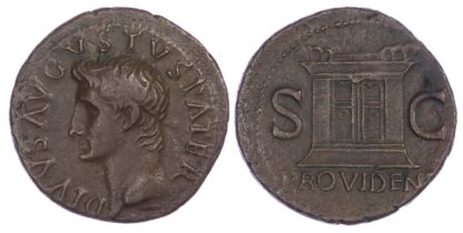 Divus Augustus, Bronze Dupondias