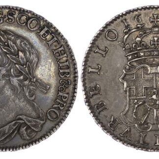 1658 Cromwell Halfcrown