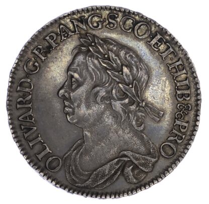 1658 Cromwell Halfcrown