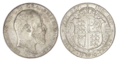 1910 Edward VI Halfcrown - Virtually Mint State
