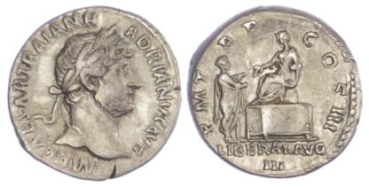 Hadrian, Silver Denarius