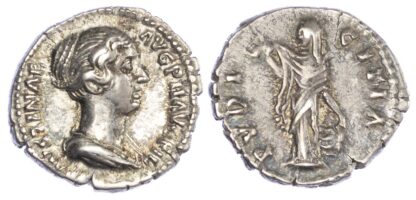 Faustina Junior, Silver Denarius