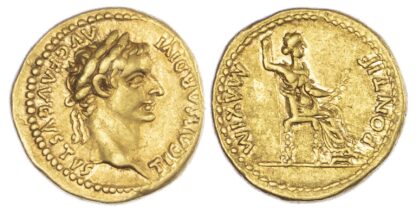 Tiberius, Gold Aureus