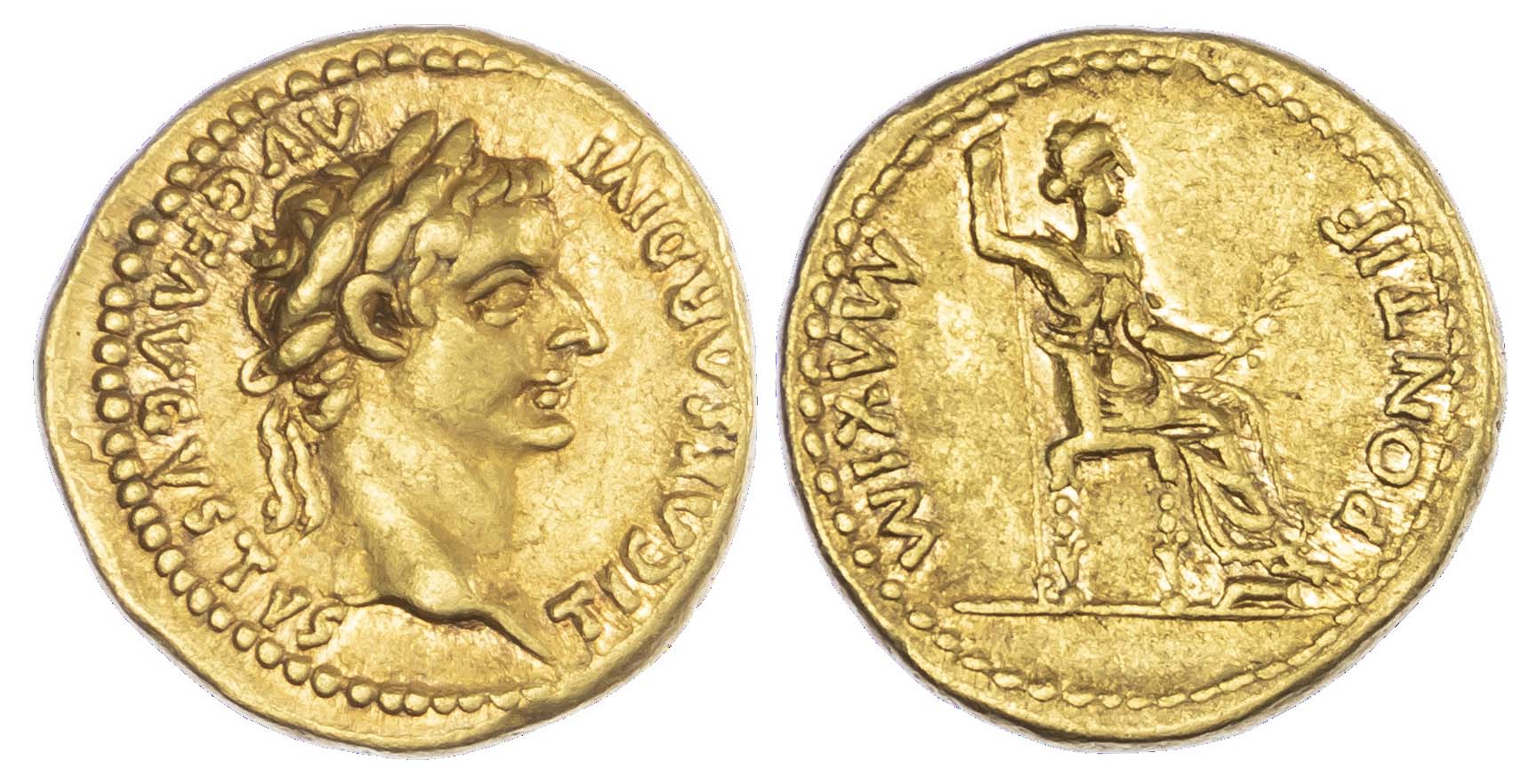 Tiberius, Gold Aureus | Baldwin's